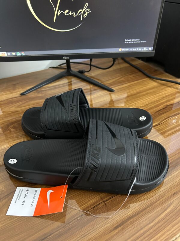 Nike Benassi JDI QS Slides (Full Black) - Image 2