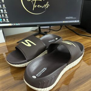 Skechers Hyper Burst Recovery Slide Wild Side (Brown)