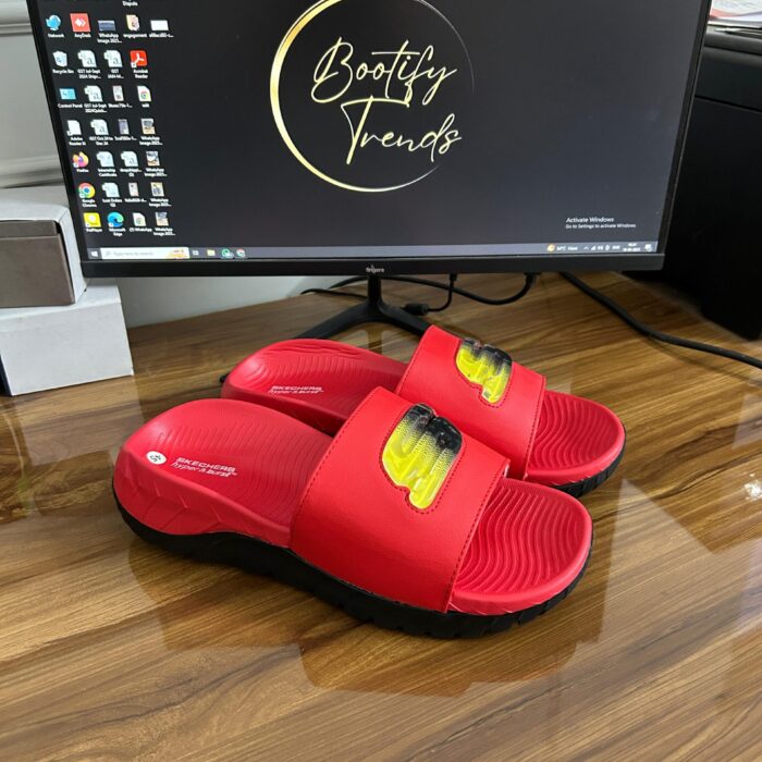 Skechers Hyper Burst Recovery Slide Wild Side (Red)
