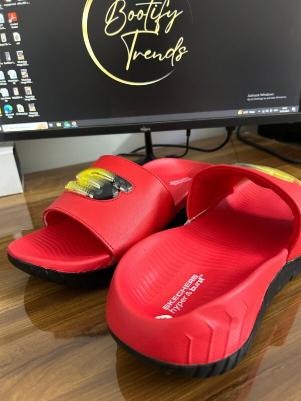 Skechers Hyper Burst Recovery Slide Wild Side (Red) - Image 2