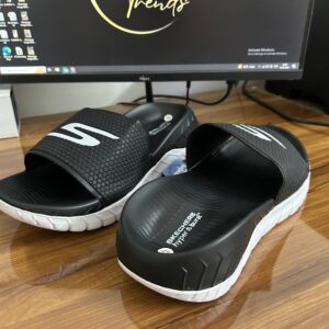 Skechers Hyper Burst Recovery Slide Wild Side (Black)