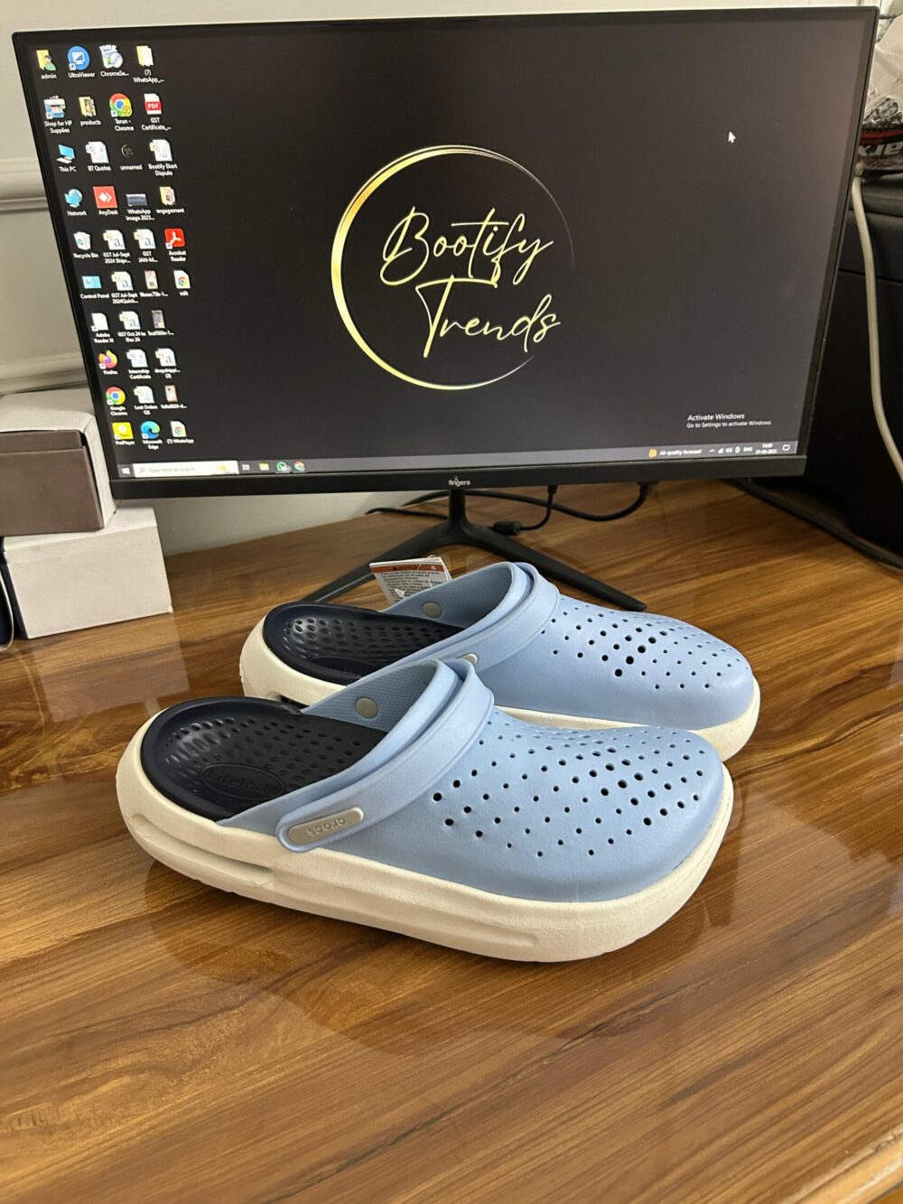 Crocs InMotion Clogs (Blue)