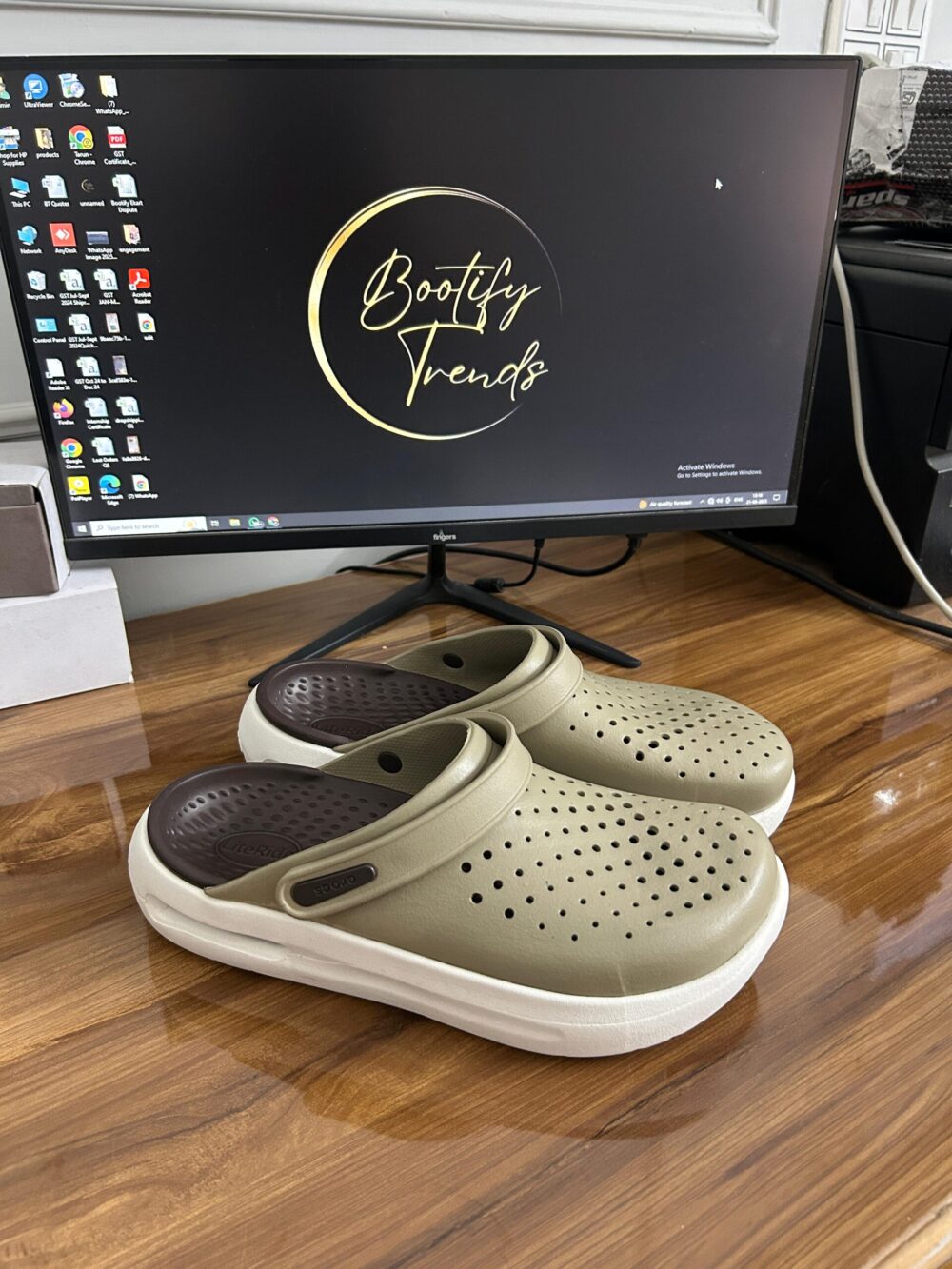 Crocs InMotion Clogs (Brown)