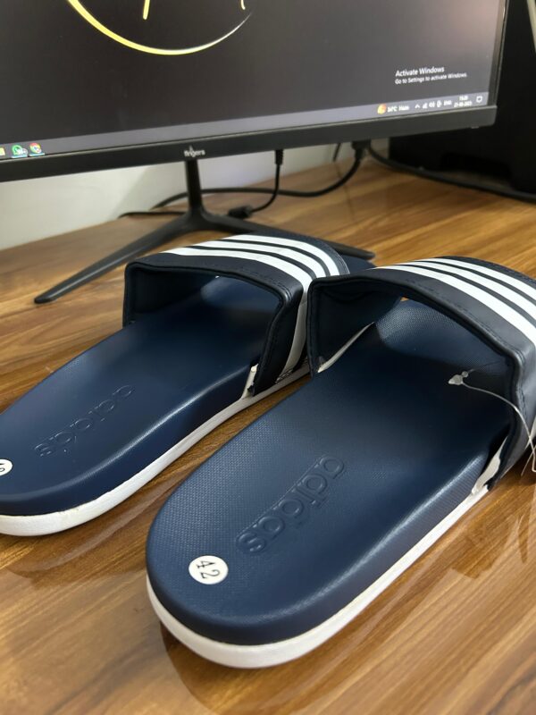 Adidas Adilette Slides (Navy) - Image 2