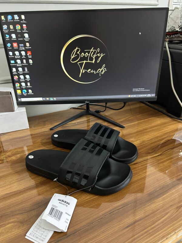 Adidas Adilette Slides (Full Black)
