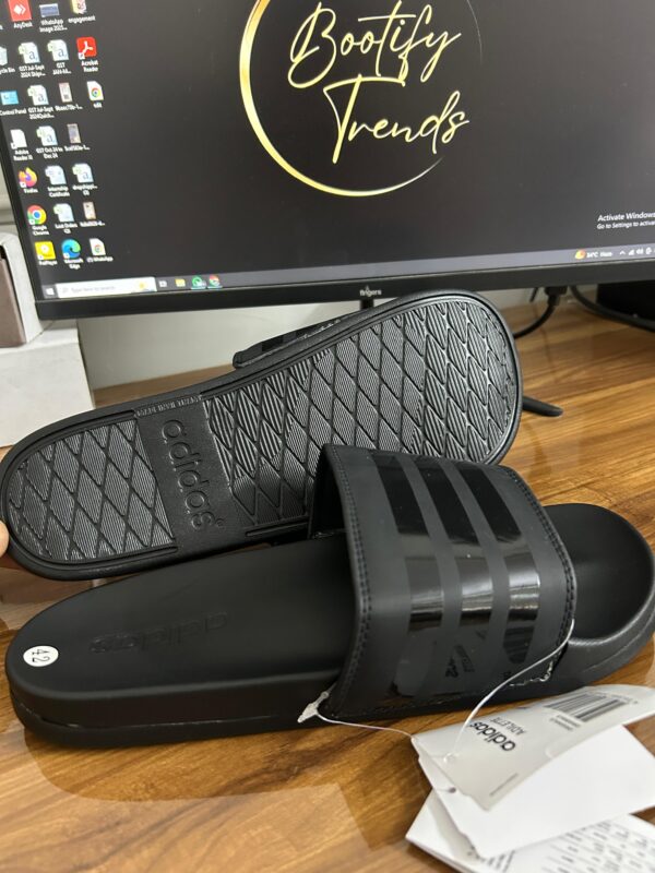 Adidas Adilette Slides (Full Black) - Image 3