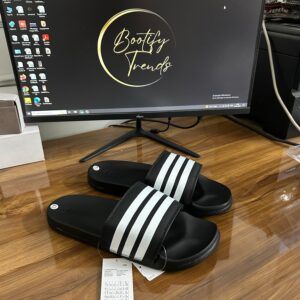 Adidas Adilette Slides (Black/White)