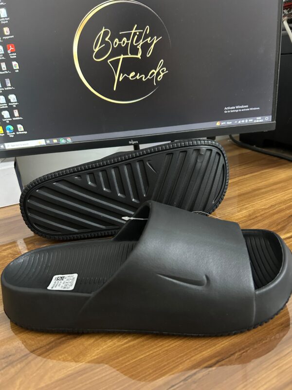 Nike Calm Slides (Black) - Image 3