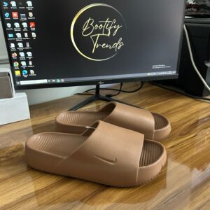 Nike Calm Slides (Brown)