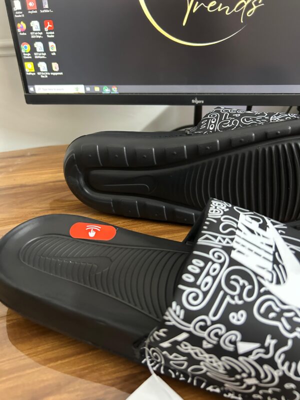 Nike Doodle Slides (Black) - Image 3