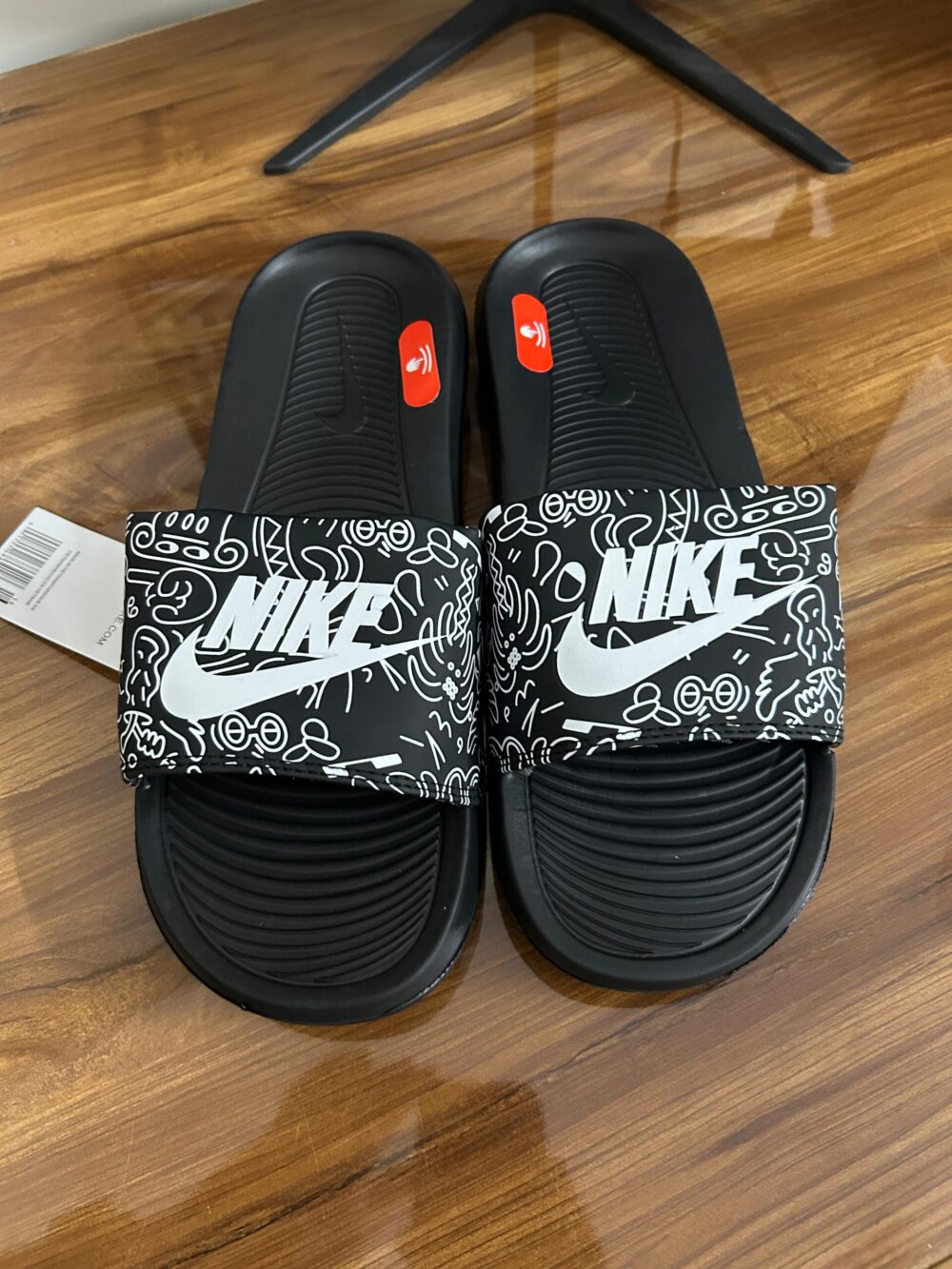Nike Doodle Slides (Black) - Image 2