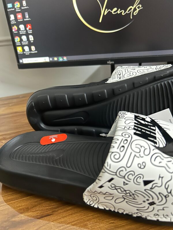 Nike Doodle Slides (Black/White) - Image 3