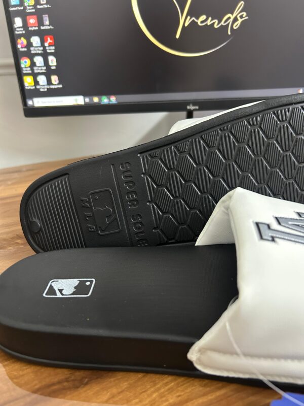MLB LA Slides (White/Black) - Image 3