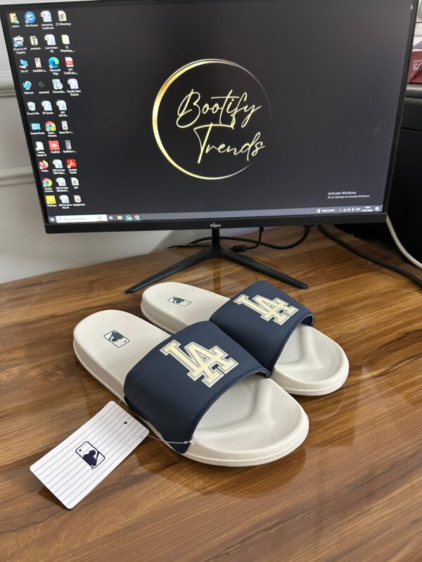 MLB LA Slides (Navy/Beige)
