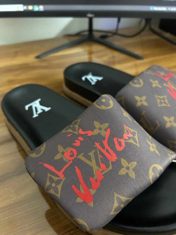 Louis Vuitton Monogram Slides (Brown) - Image 2