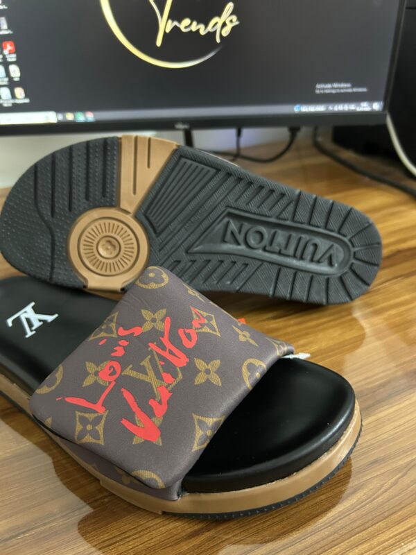 Louis Vuitton Monogram Slides (Brown) - Image 3