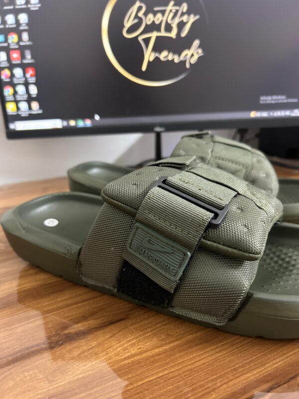Nike Off Court Adjust Sport Wear Slides (Green) - Image 3