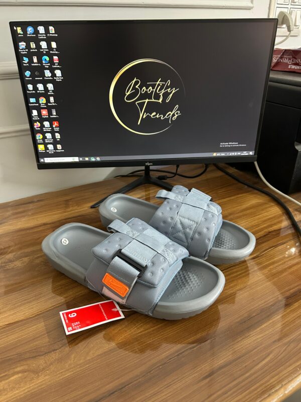 Nike Off Court Adjust Sport Wear Slides (Light Grey)
