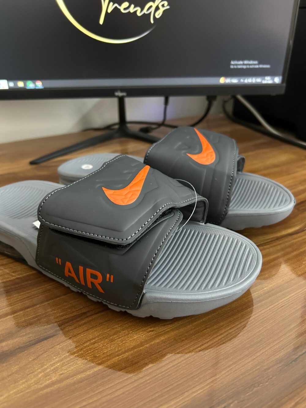Nike Air Slides (Grey) - Image 3