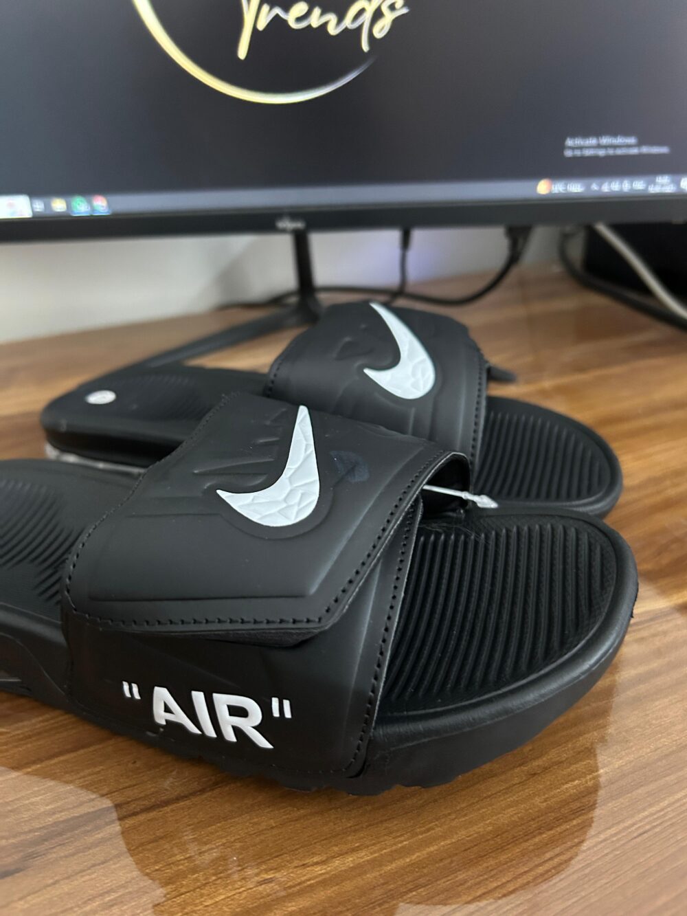 Nike Air Slides (Black) - Image 2