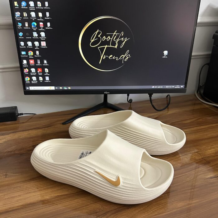 Nike ReactX Slides (Off-White)