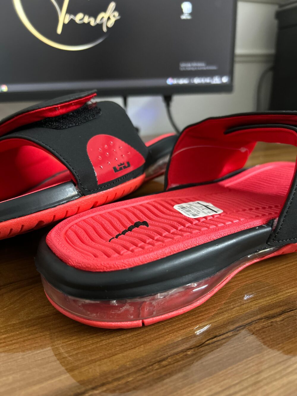 Nike AirMax Slides (Red) - Image 3