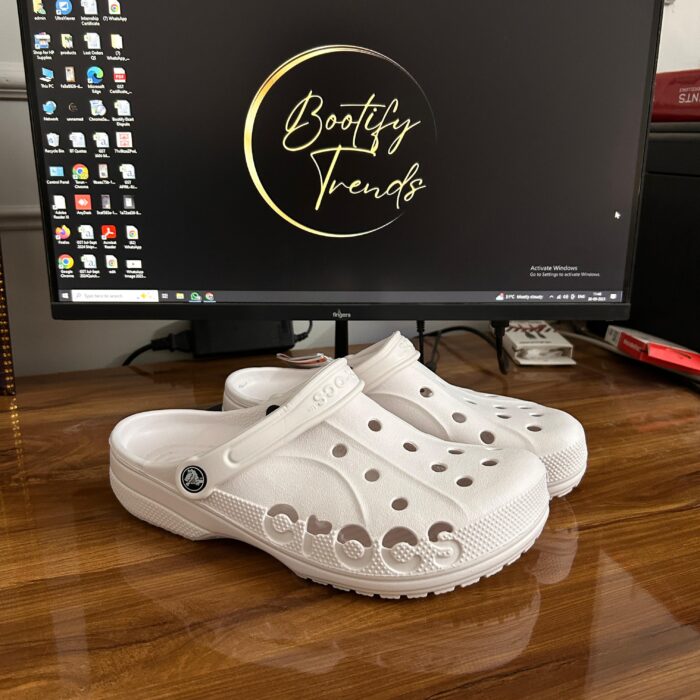 Crocs Baya Clogs (White)