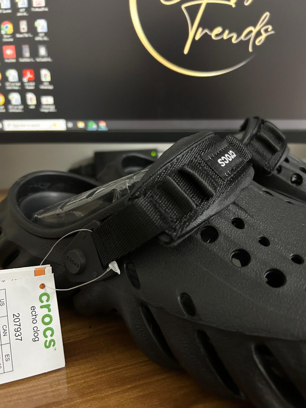 Crocs Echo Clogs (Black) - Image 2